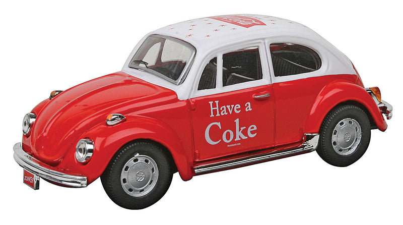 1966 Volkswagen Beetle - Assembled -- Coca Cola (red, white)