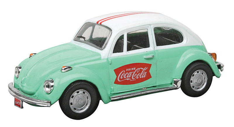 1966 Volkswagen Beetle - Assembled -- Coca Cola (green, red, white)