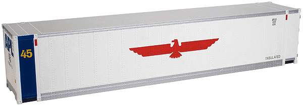 45' Smooth-Side Container - Master(R) -- American President Lines (white, blue, Red Eagle Logo)