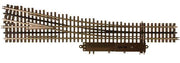 21st Century Track System(TM) Nickel Silver Rail w/Brown Ties - 3-Rail -- #5 Turnout Right Hand