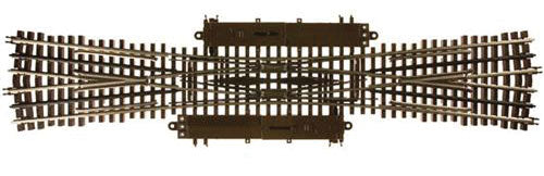 21st Century Track System(TM) Nickel Silver Rail w/Brown Ties - 3-Rail -- #5 Double Slip Switch