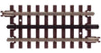 21st Century Track System(TM) Nickel Silver Rail w/Brown Ties - 3-Rail -- 4-1/2" Straight