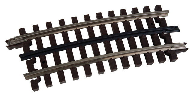 21st Century Track System(TM) Nickel Silver Rail w/Brown Ties - 3-Rail -- O54 Half Curved Section