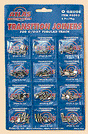 21st Century Track System(TM) Nickel Silver Rail w/Brown Ties - 3-Rail -- Transition Joiners pkg(6)