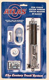 21st Century Track System(TM) Nickel Silver Rail w/Brown Ties - 3-Rail -- Remote Switch Machine