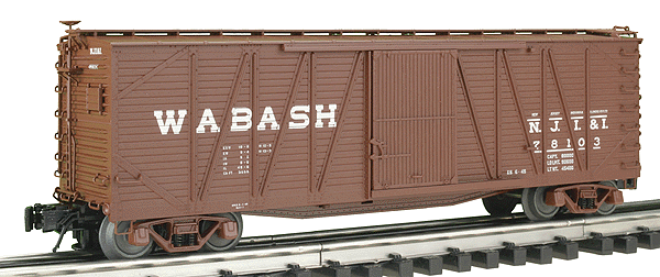 USRA Single-Sheathed Boxcar 3-Rail -- Wabash
