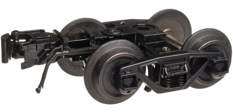 70-Ton Modified Friction Bearing Trucks w/Knuckle Coupler - 3-Rail - Ready to -- 1 Pair