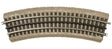 3-Rail Roadbed Curved Sections -- O-45 Curve