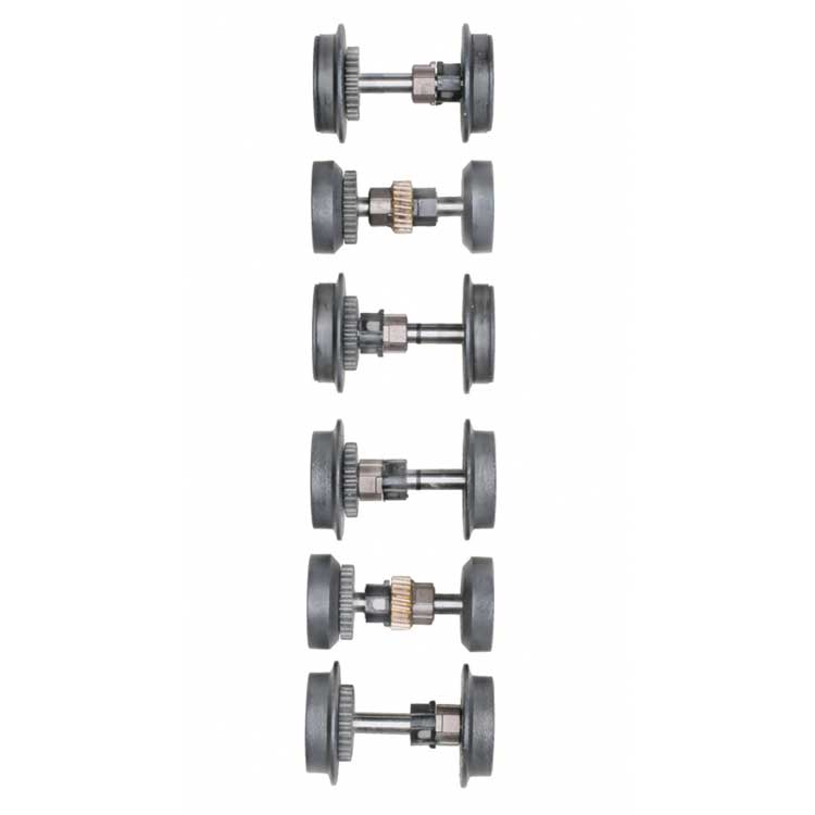 Replacement Diesel Locomotive Wheel Sets - 2-Rail - Premier -- For 6-Axle Locos