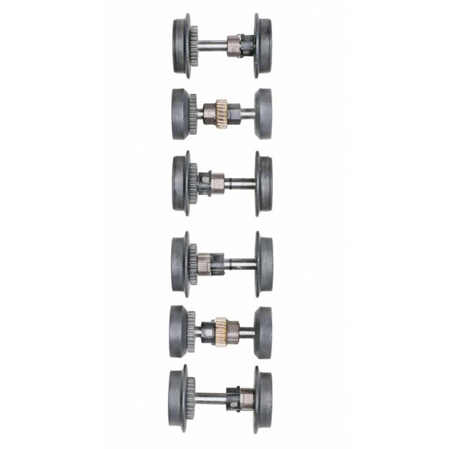 Replacement Diesel Locomotive Wheel Sets - 2-Rail - Premier -- For 6-Axle Locos