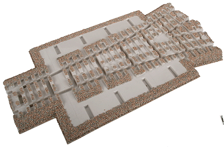 0-72 3-Rail Roadbed Switches -- 0-72 Wye Switch