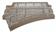 3-Rail Roadbed Switches and Crossings -- O-36 Left Hand Switch