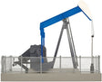 Operating Oil Pump -- Blue, White