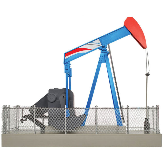 Operating Oil Pump -- Red, White, Blue
