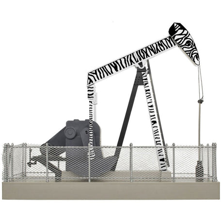 Operating Oil Pump -- Zebra (black, white)