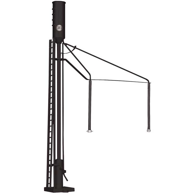Sanding Tower -- Assembled - Norfolk & Western (black)