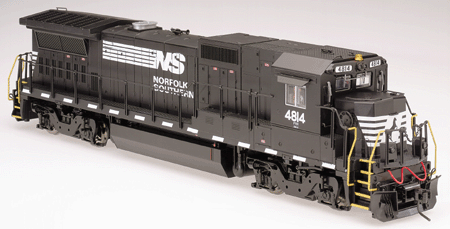 NORFOLK SOUTHERN鉄道　鉄道ディスプレイ Diesel GE Dash 8-40B Powered 3-Rail -- Norfolk Southern #4805