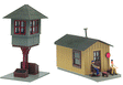 Hillside Structure Series -- Trackside Shanty & Elevated Gate Tower Kit