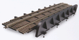 Atlas O (TM) Through Plate Grider Bridge Add-on Kit, 3-Rail