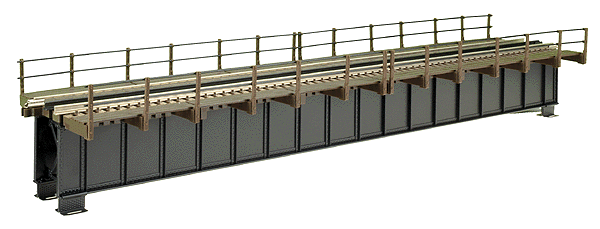 Deck Girder Bridge -- 3-Rail