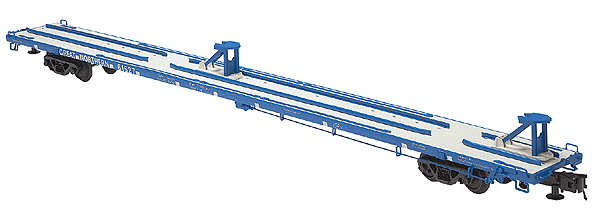 89'-4" Intermodal Flatcar 3-Rail -- Great Northern