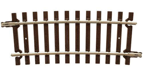 Code 148 Solid Nickel Silver 2-Rail -- 40.5" Radius 1/3 Curve Track Section