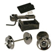 2-Rail Conversion Kit -- Includes 4 Scale 33" Wheelsets & 1 Pair Scale Magnetic Couplers