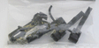 2-Rail Scale Replacement Die-Cast Knuckle Coupler & Draft Gear Springs -- 2 Pair