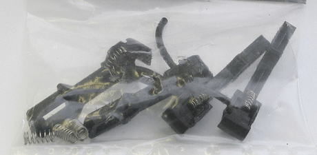 2-Rail Scale Replacement Die-Cast Knuckle Coupler & Draft Gear Springs -- 2 Pair