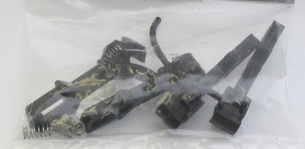 2-Rail Scale Replacement Die-Cast Knuckle Coupler & Draft Gear Springs -- 2 Pair
