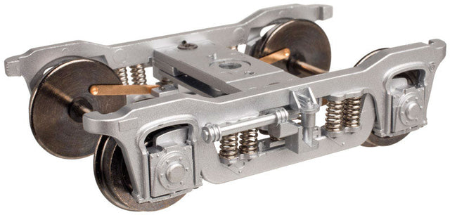 2-Rail Passenger Trucks -- Silver pkg(2)