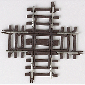 Code 148 Solid Nickel Silver 2-Rail -- 90-Degree Crossing