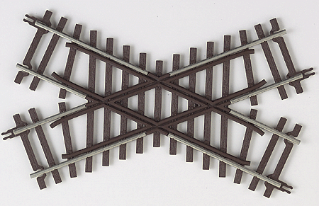 Code 148 Solid Nickel Silver 2-Rail -- 45-Degree Crossing