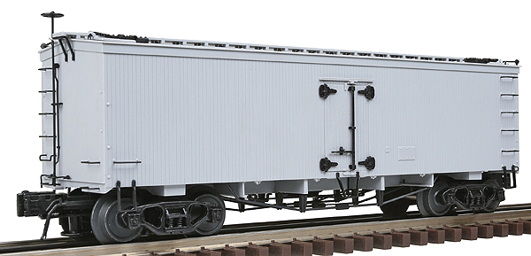 36' Wood Reefer w/Truss Rods - 3-Rail - Ready to Run - Master(R) -- Undecorated
