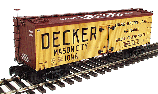36' Wood Refrigerator Car 3-Rail -- Decker #2565, #2569