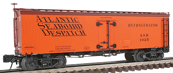 Steam Era Classics(TM) 36' Wood Reefer 3-Rail -- Atlantic Seaboard Despatch