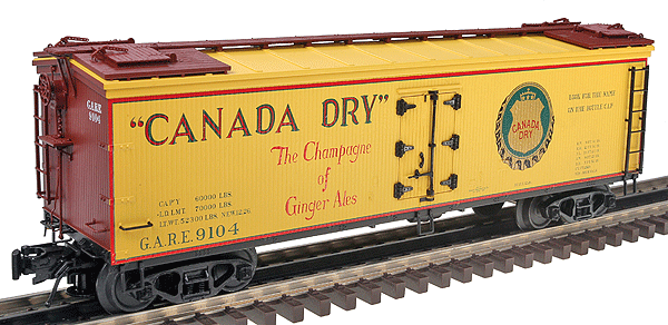 Atlas O Trainman(R) 40' Rebuilt Wood Reefer, 3-Rail -- Canada Dry