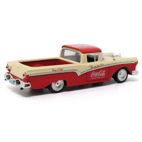 1957 Ford Ranchero Pickup - Assembled -- Coca-Cola (red, tan, Take Some Home Today)