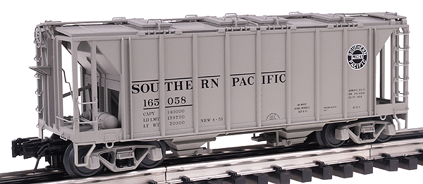 70-Ton 2-Bay Covered Hopper - 3-Rail -- Southern Pacific