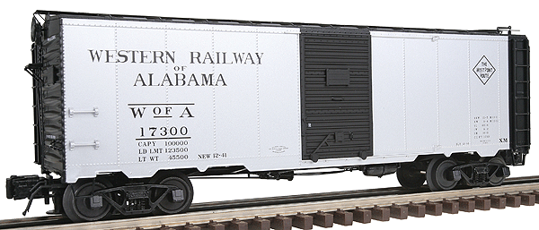 1937 AAR 40' Boxcar Limited-Run 2-Pack - 3-Rail -- Atlanta & West Point #37300 & Western Railway of Alabama #17300
