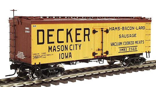 36' Wood Refrigerator Car 2-Rail -- Decker #2565, #2569