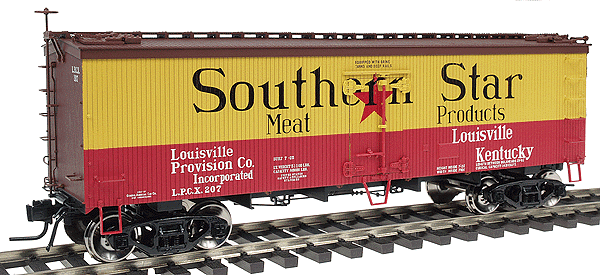 36' Wood Refrigerator Car - 2 Rail -- Southern Star