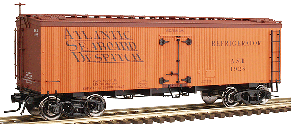 Steam Era Classics(TM) 36' Wood Reefer 2-Rail -- Atlantic Seaboard Despatch