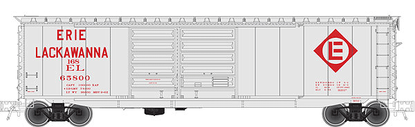Atlas O Master(R) PS-1 50' Double-Door Boxcar - 2-Rail - Ready to Run -- Nickel Plate Road (Boxcar Red, black Ends)