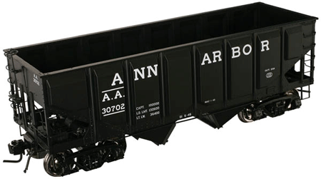 Master(TM) USRA 55-Ton 2-Bay Panel-Side Open Hopper - 2-Rail - Ready to Run -- Ann Arbor