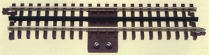 21st Century Track System(TM) Solid Steel Rail w/Black Ties -- 10" Straight Terminal Section