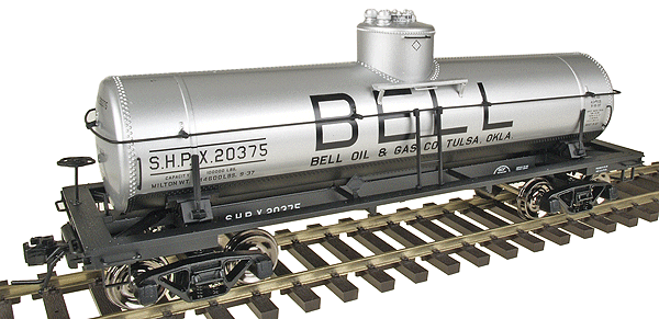 Atlas O Master(R) 8,000-Gallon Tank Car - 2-Rail - Ready to Run -- Bell Oil & Gas Co. SHPX