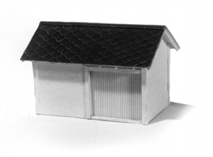 Portable Tool & Handcar House (Laser-Cut Wood Kit) -- 2 x 1-13/64 x 1-1/2"  5 x 3 x 3.7cm