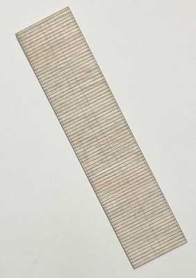 Laser-Cut Wood Flatcar Deck w/Bolt Holes -- Fits Tichy Train Group 40' Flatcar
