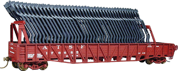 Auto Frame Rack -- For Tichy Train Group War Gondola & JJM Railroad Enterprises Auto Frames